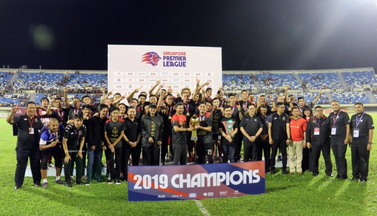 Dpmm Fc Celebrate Singapore Premier League Title After Edging Cheetahs Brusports News